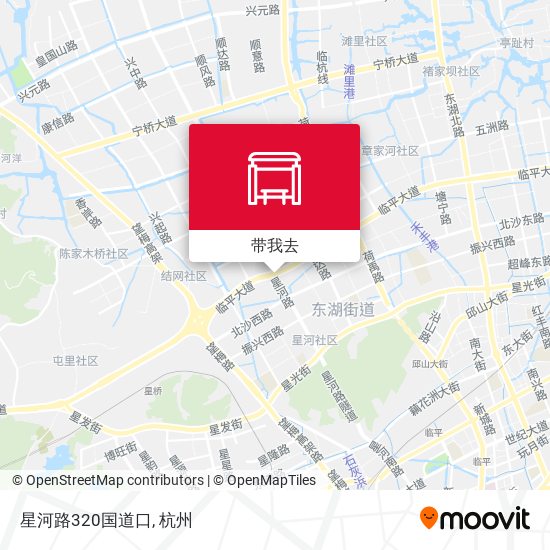 星河路320国道口地图