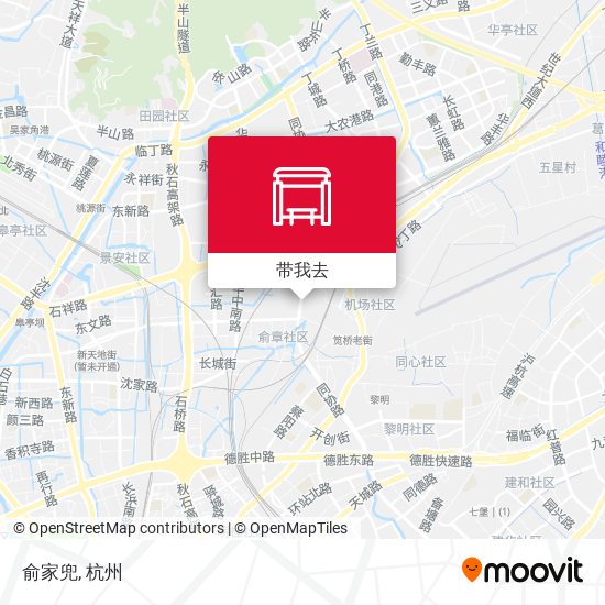 俞家兜地图