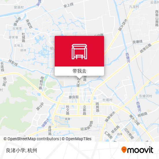 良渚小学地图