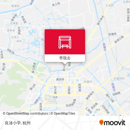 良渚小学地图