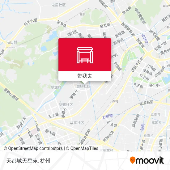 天都城天星苑地图