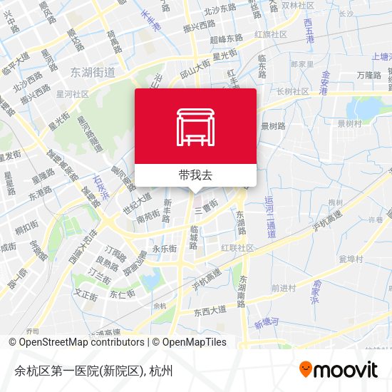 余杭区第一医院(新院区)地图