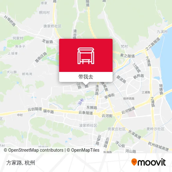 方家路地图