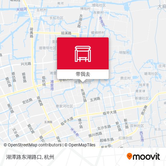 湖潭路东湖路口地图