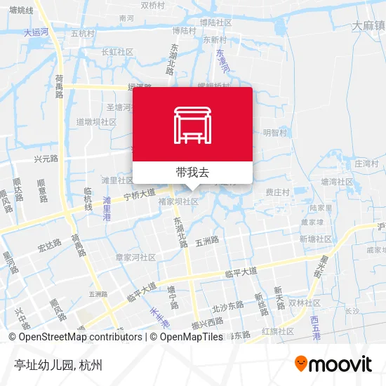 亭址幼儿园地图