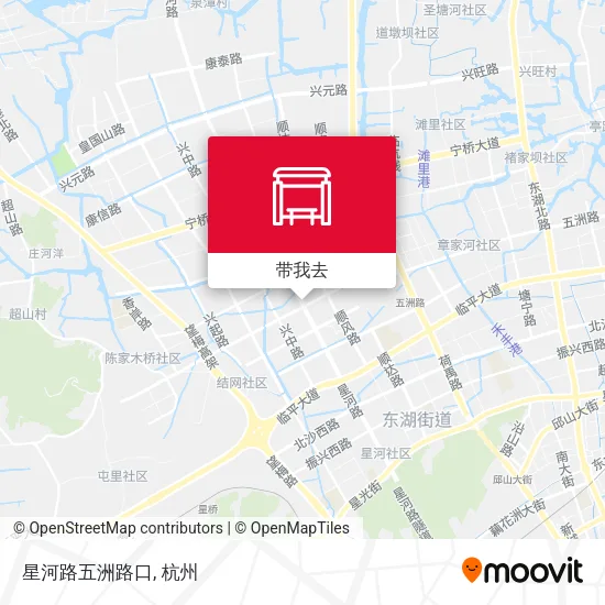 星河路五洲路口地图