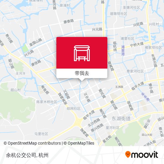 余杭公交公司地图