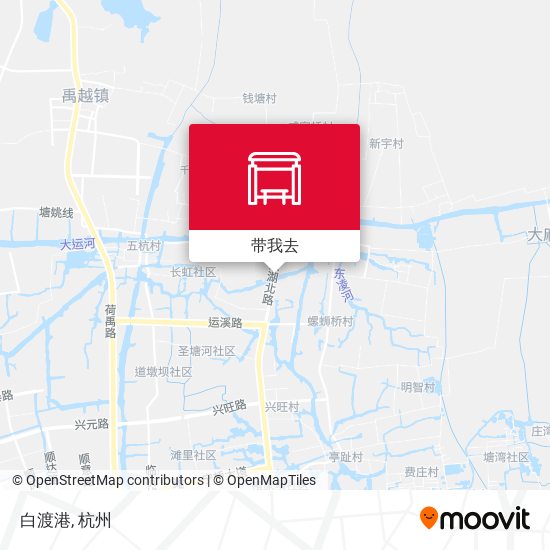 白渡港地图