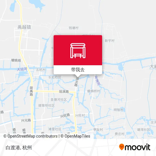 白渡港地图