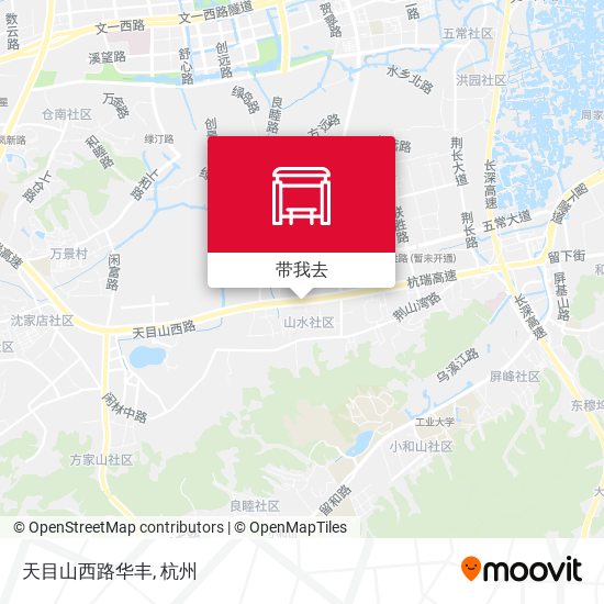 天目山西路华丰地图