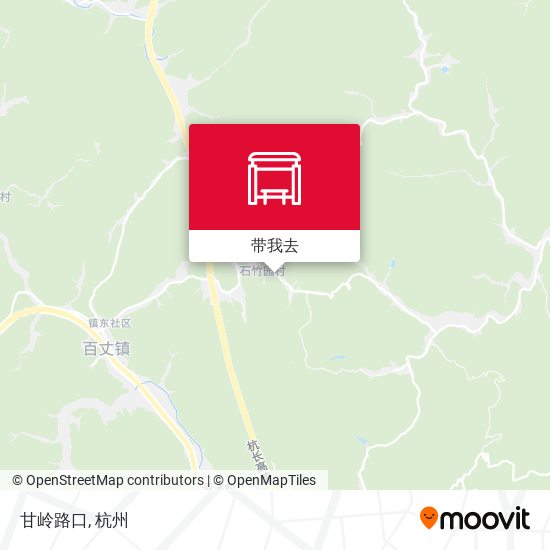 甘岭路口地图
