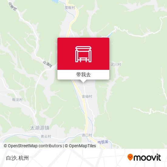 白沙地图