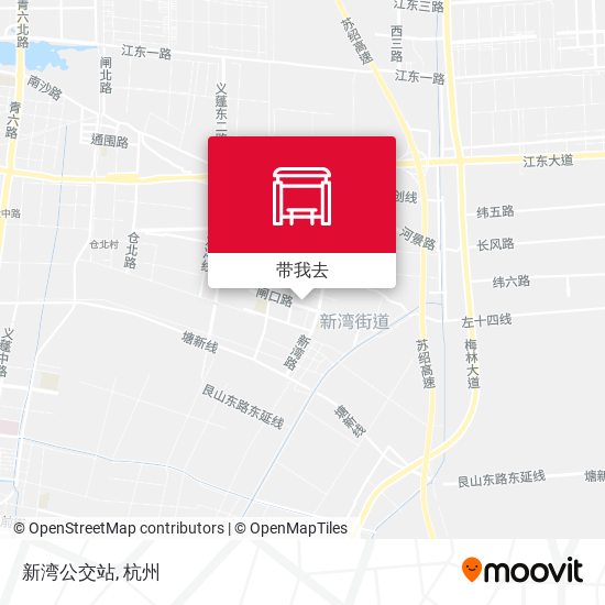 新湾公交站地图