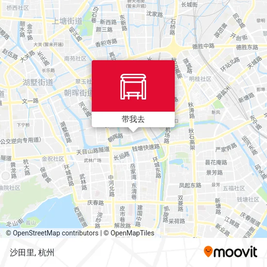 沙田里地图