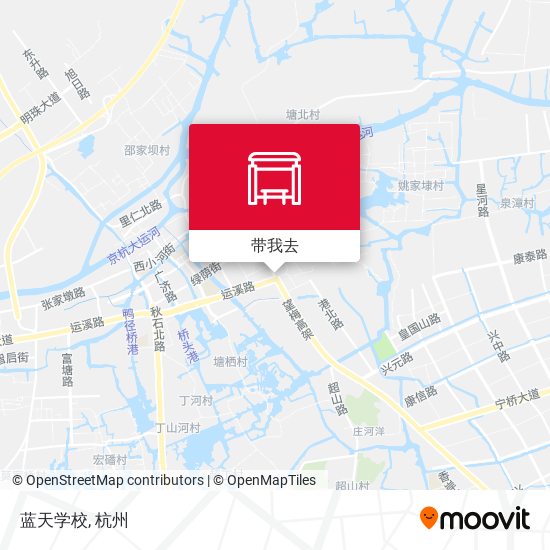 蓝天学校地图