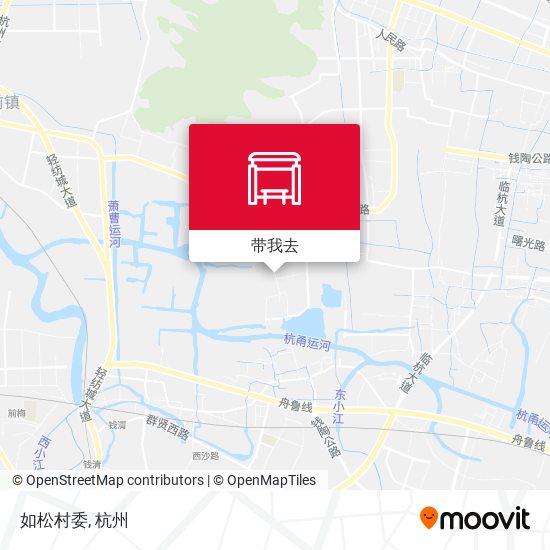 如松村委地图