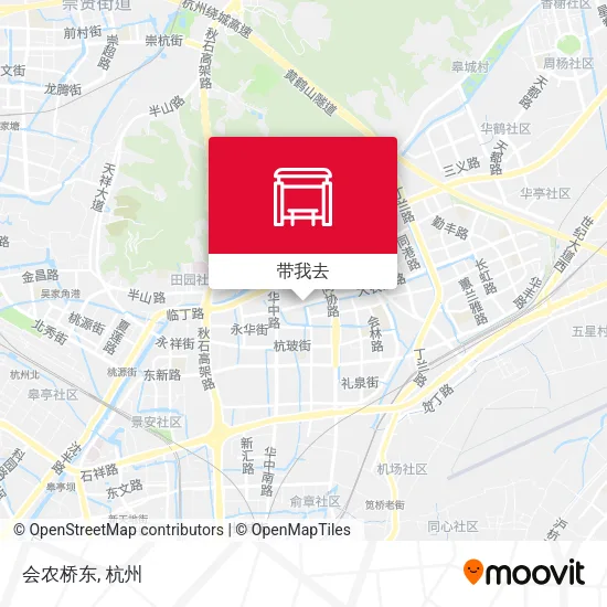 会农桥东地图