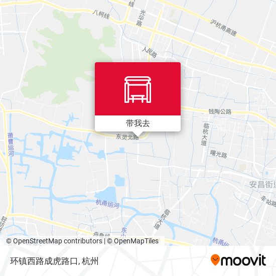环镇西路成虎路口地图