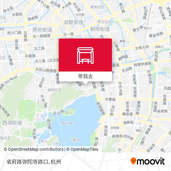 省府路弥陀寺路口地图