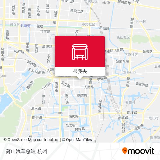 萧山汽车总站地图