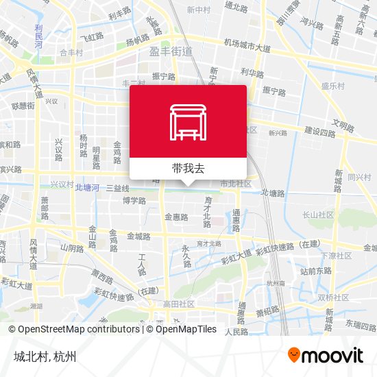 城北村地图