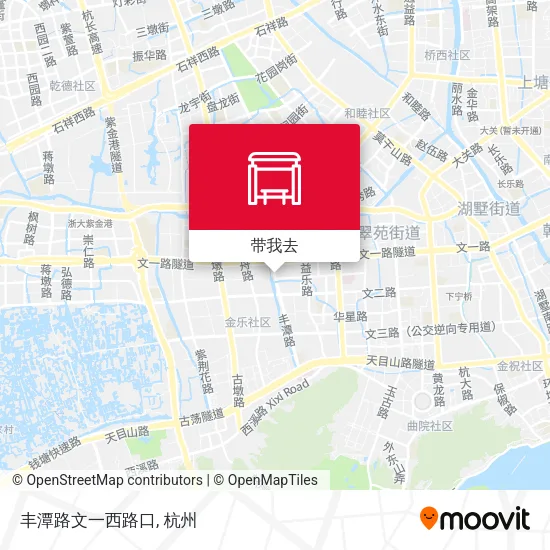 丰潭路文一西路口地图