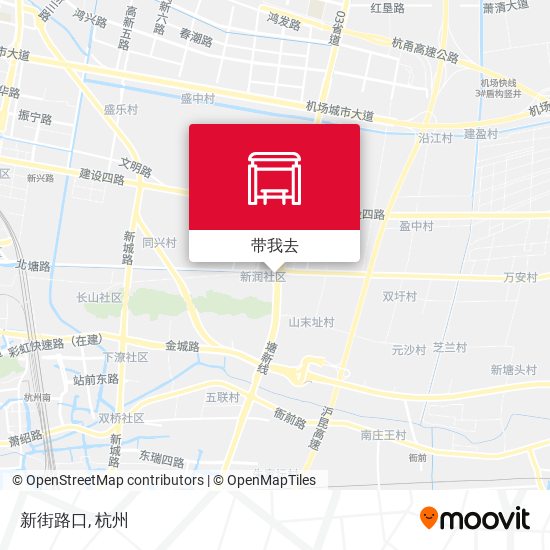 新街路口地图