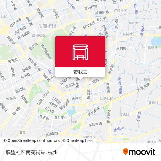 联盟社区南苑街站地图