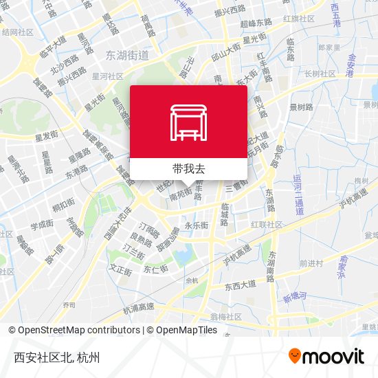 西安社区北地图