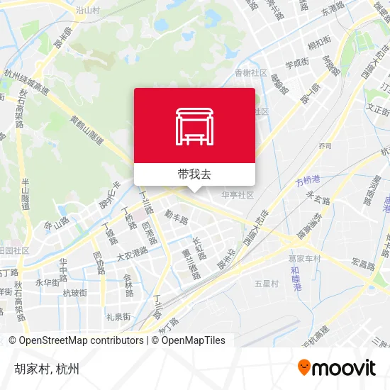 胡家村地图