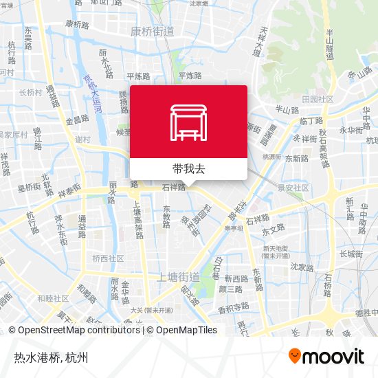 热水港桥地图