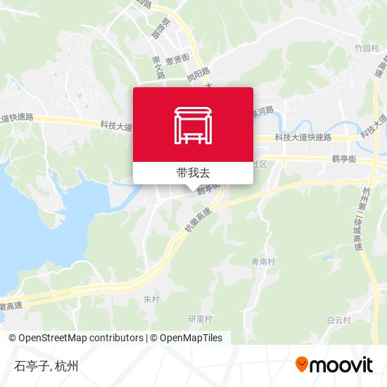 石亭子地图