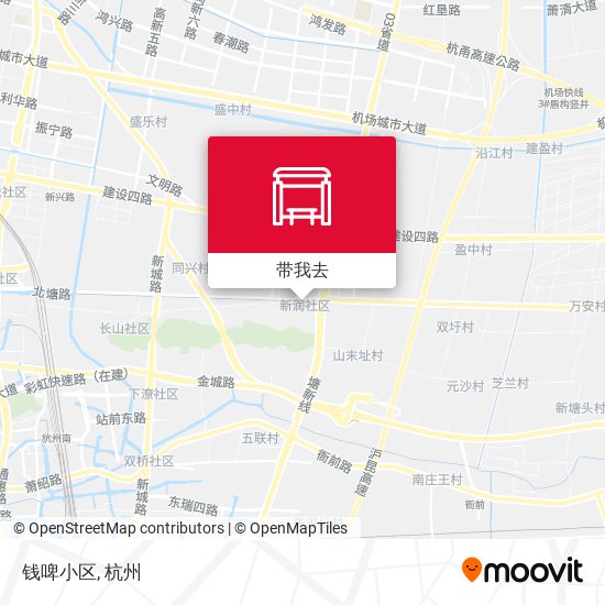 钱啤小区地图