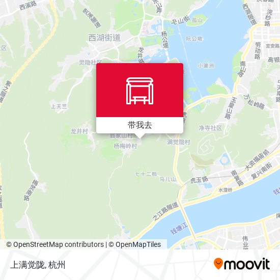 上满觉陇地图