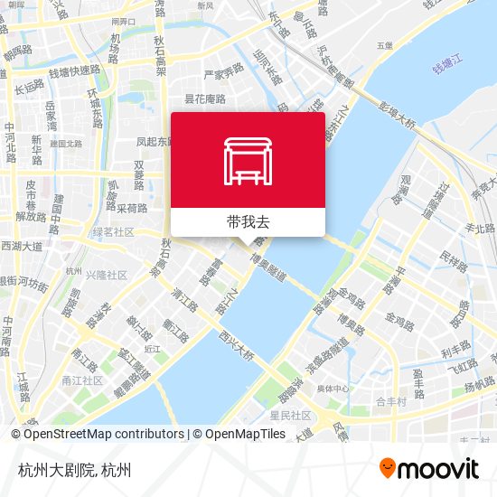 杭州大剧院地图