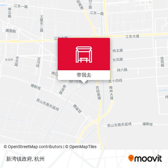 新湾镇政府地图