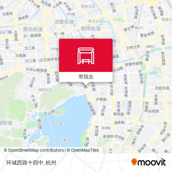 环城西路十四中地图