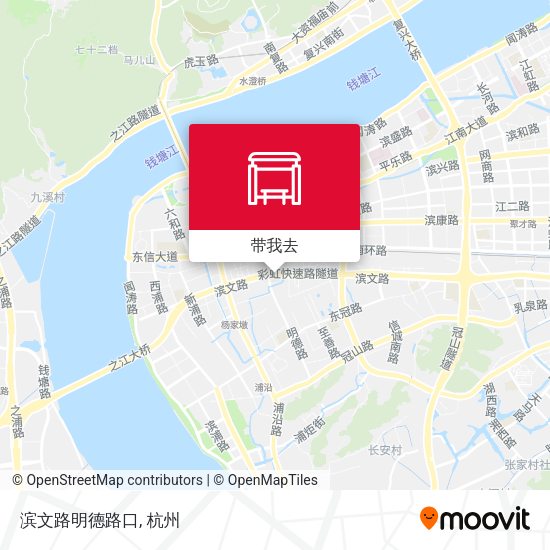 滨文路明德路口地图