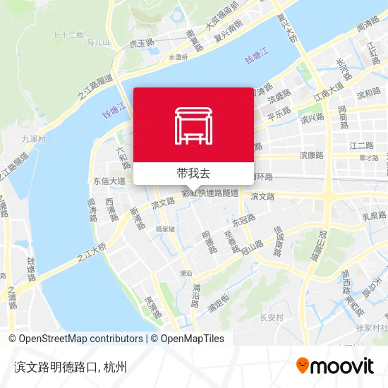 滨文路明德路口地图