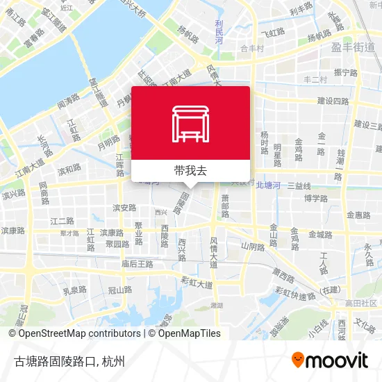 古塘路固陵路口地图