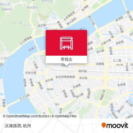 滨康路西地图