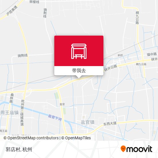 郭店村地图