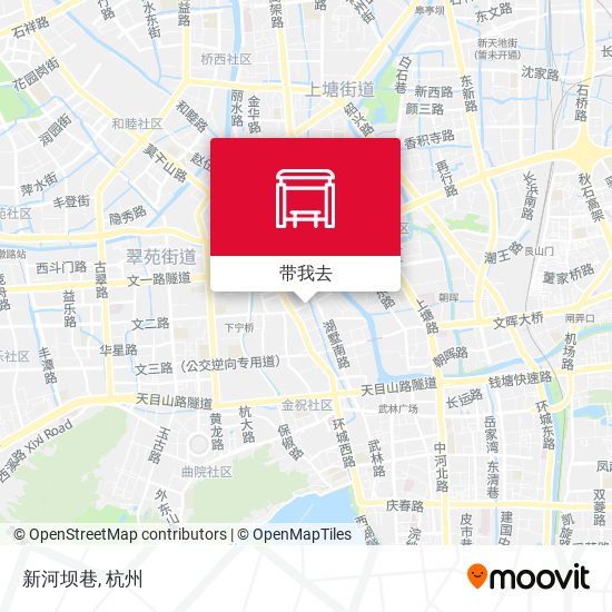 新河坝巷地图