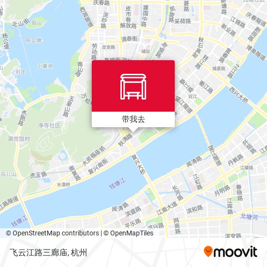 飞云江路三廊庙地图