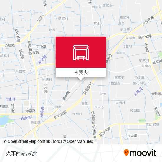 火车西站地图