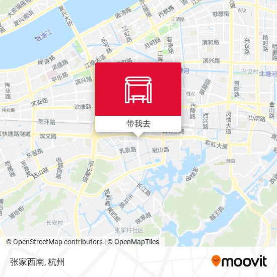 张家西南地图