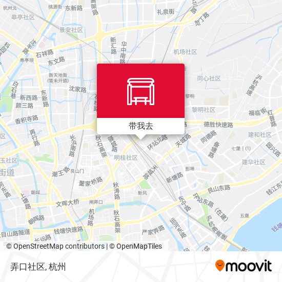 弄口社区地图