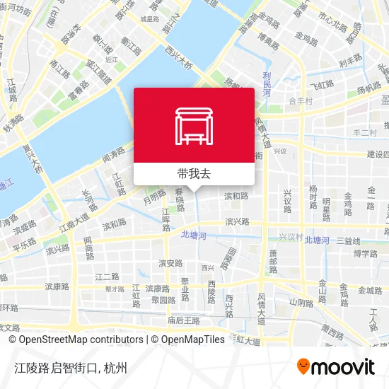 江陵路启智街口地图