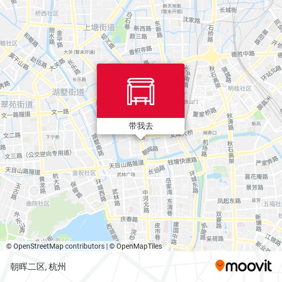 朝晖二区地图