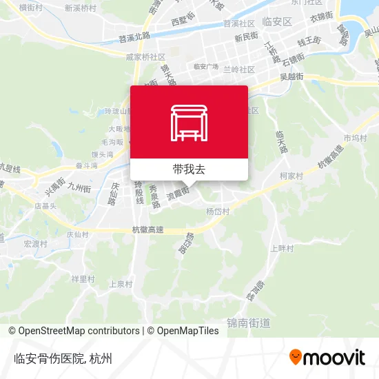临安骨伤医院地图